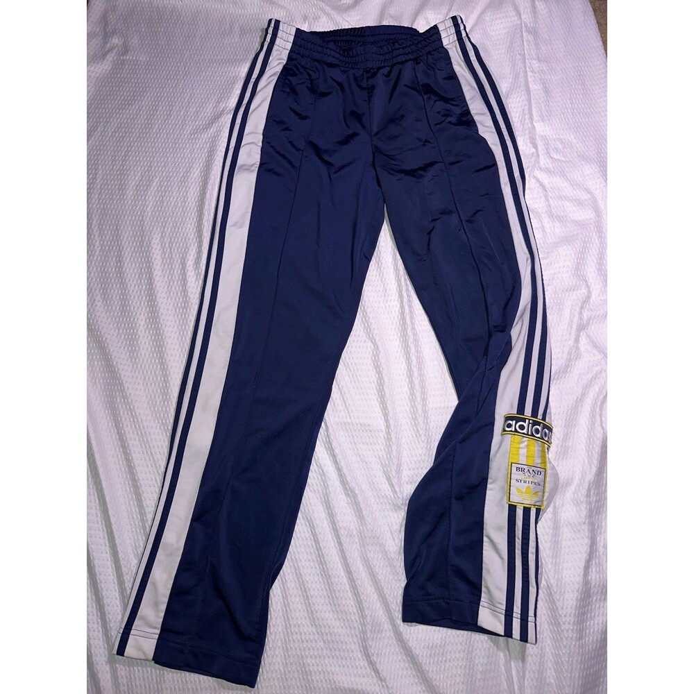 Adidas Originals Women's Adibreak OG Track Pants Navy Snap Button CV8278 Size S